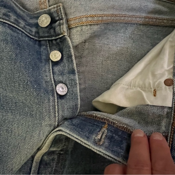 Vintage 2005 Levi’s 501 XX Shrink to Fit Straight Leg Jeans Mexico Tag 36 X 34 - Picture 7 of 11